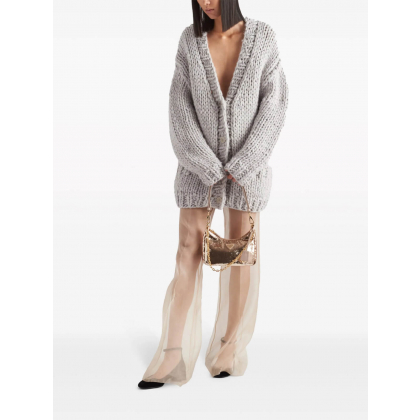 Knit Button-Up Cardigan